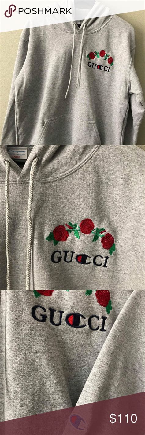 champion x gucci sweater|Gucci tracksuit men's.